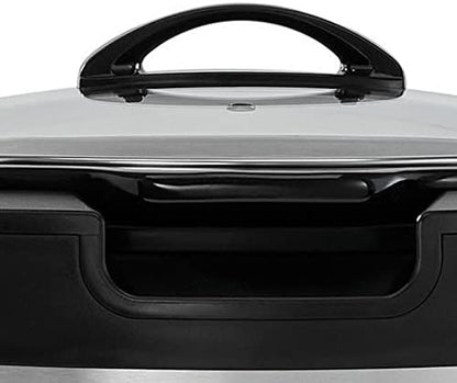 Crock-Pot Thermoshield 6 Quart Slow Cooker with Carry Handles r6uath