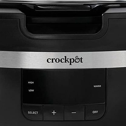 Crock-Pot Thermoshield 6 Quart Slow Cooker with Carry Handles r6uath