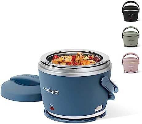 Crock-Pot Electric Lunch Box Food Warmer 20oz – Faded Blue b7bvmg