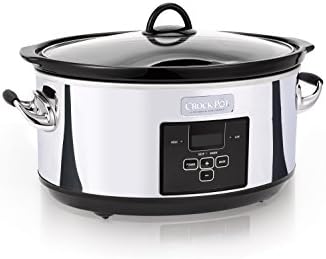 Crock-Pot 7 Quart Programmable Slow Cooker – Polished Platinum kxunrs