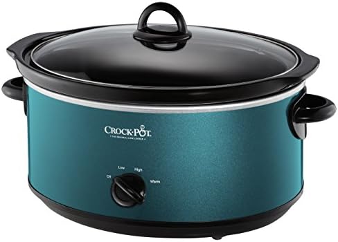 Crock-Pot 7 Quart Manual Slow Cooker – Turquoise gccrpu
