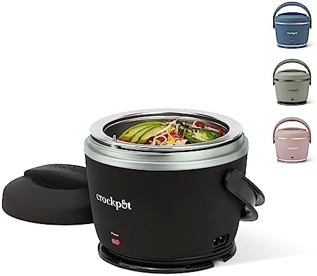 Crock-Pot Electric Lunch Box Food Warmer 20oz – Black vvrdfb