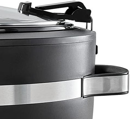 Crock-Pot Thermoshield 6 Quart Slow Cooker with Carry Handles r6uath