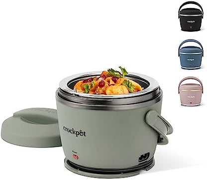 Crock-Pot Portable Electric Lunch Box Food Warmer – Green 7n3jpz