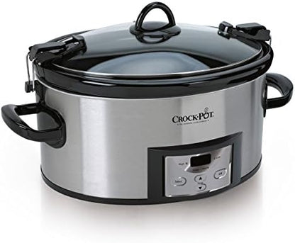 Crock-Pot Cook & Carry 6 Quart Programmable Slow Cooker pvb2jt