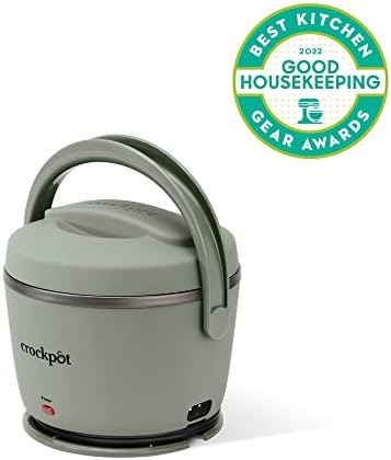 Crock-Pot Portable Electric Lunch Box Food Warmer – Green 7n3jpz