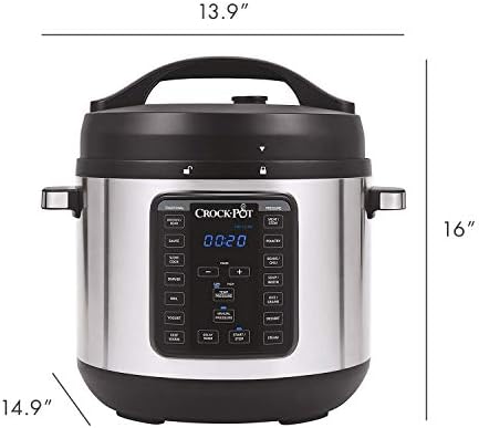 Crock-Pot 8 Quart Express Crock Multi-Use Pressure Cooker ebp5ge