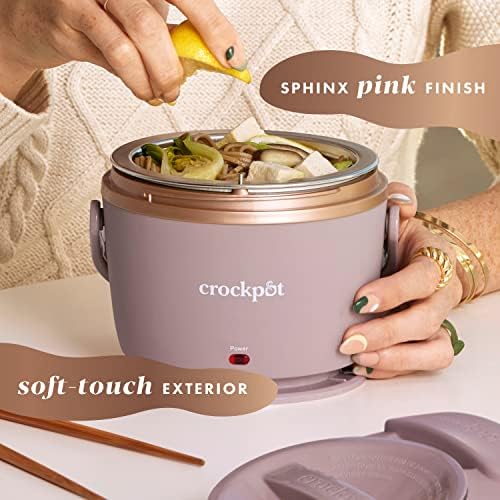 Crock-Pot Electric Lunch Box Food Warmer 20oz – Blush Pink szck3n