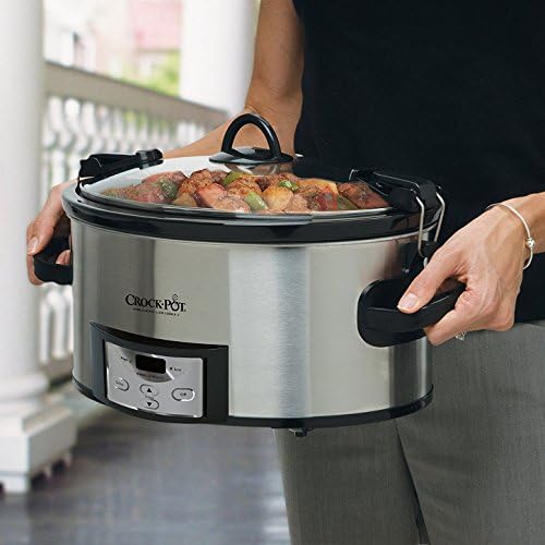 Crock-Pot Cook & Carry 6 Quart Programmable Slow Cooker pvb2jt