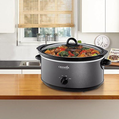 Crock-Pot 7 Quart Slow Cooker – Charcoal 74w4cq