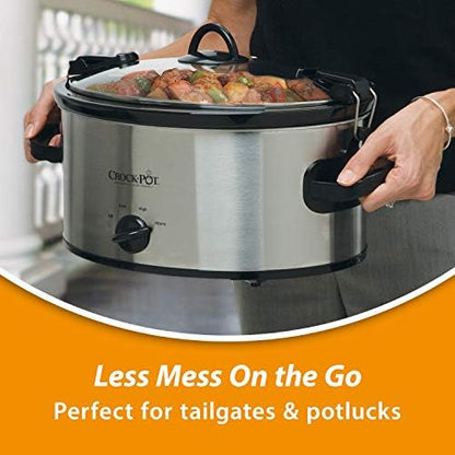 Crock-Pot Cook & Carry 6 Quart Portable Slow Cooker rsrvf3