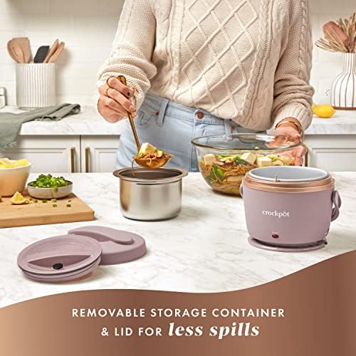 Crock-Pot Electric Lunch Box Food Warmer 20oz – Blush Pink szck3n