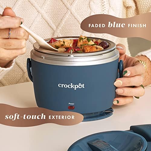 Crock-Pot Electric Lunch Box Food Warmer 20oz – Faded Blue b7bvmg