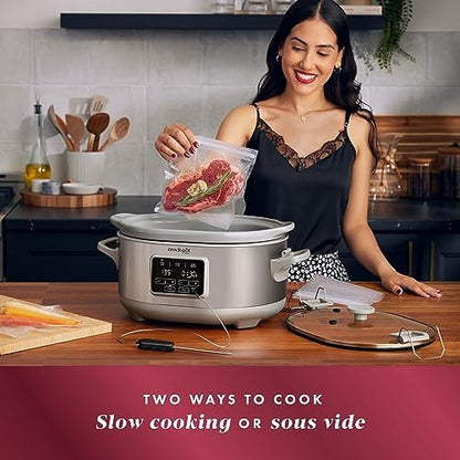Crock-Pot 7 Quart Programmable Cook & Carry Slow Cooker jsnxeu