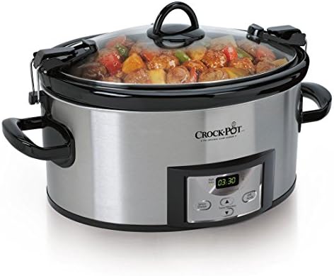 Crock-Pot Cook & Carry 6 Quart Programmable Slow Cooker pvb2jt
