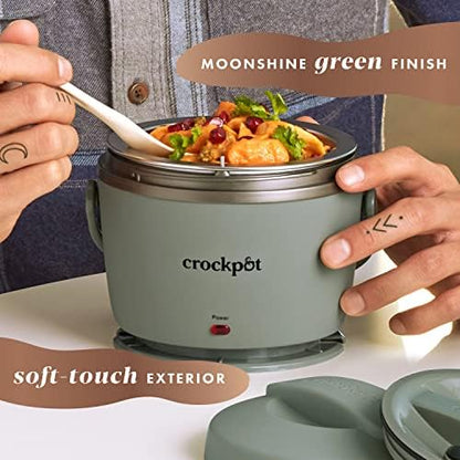 Crock-Pot Portable Electric Lunch Box Food Warmer – Green 7n3jpz