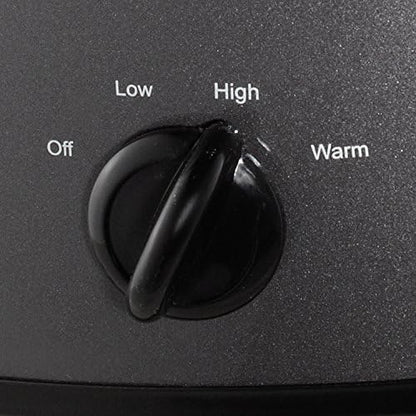 Crock-Pot 7 Quart Slow Cooker – Charcoal 74w4cq