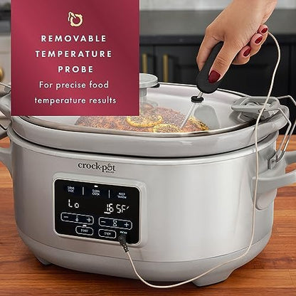 Crock-Pot 7 Quart Programmable Cook & Carry Slow Cooker jsnxeu