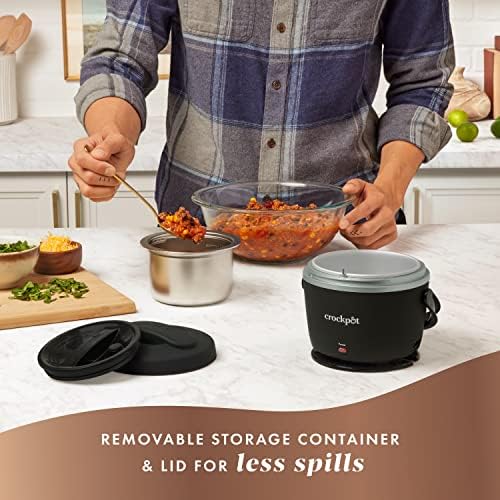 Crock-Pot Electric Lunch Box Food Warmer 20oz – Black vvrdfb